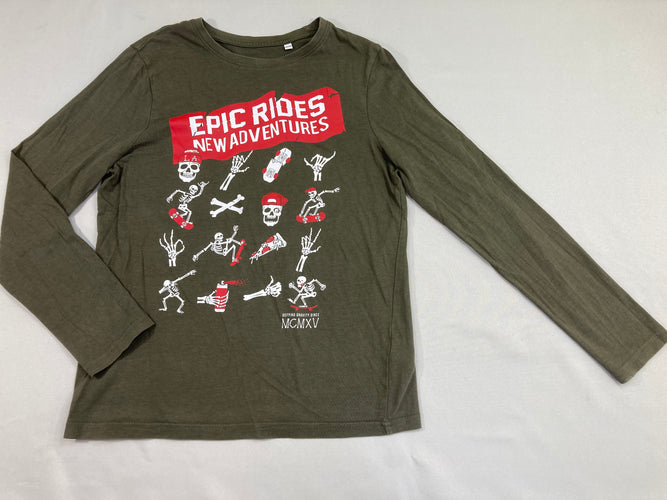 T-shirt m.l brun epic riders, moins cher chez Petit Kiwi