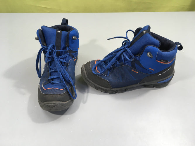 Chaussures de randonnées bleues-oranges Quechua, moins cher chez Petit Kiwi