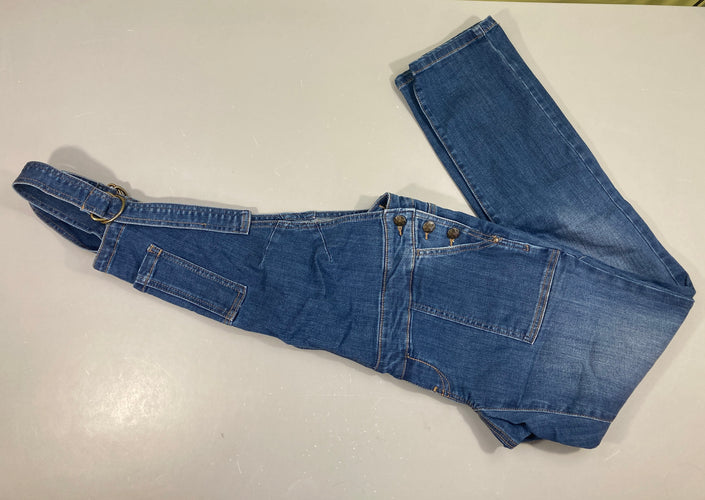 Salopette de grossesse en jean 29-32, moins cher chez Petit Kiwi