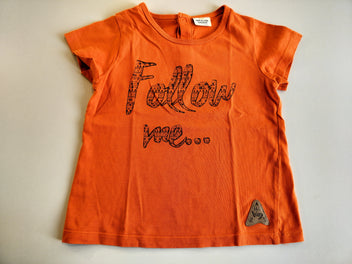 T-shirt m.c orange 