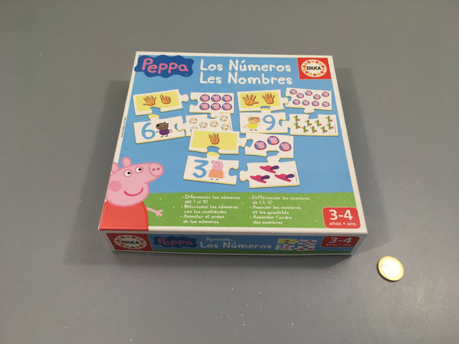 Peppa-Les nombres 3-4a Complet, moins cher chez Petit Kiwi