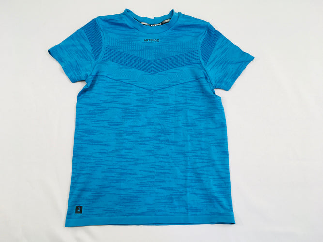 T-shirt m.c de sport bleu Artengo, moins cher chez Petit Kiwi