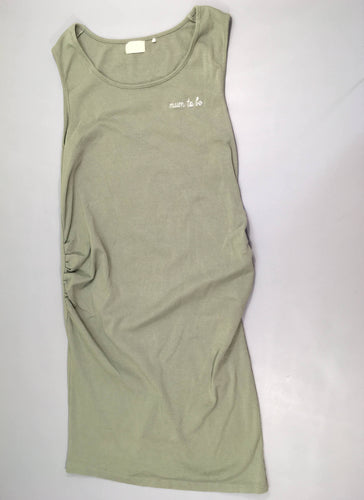 Robe s.m jersey kaki mum to be, moins cher chez Petit Kiwi