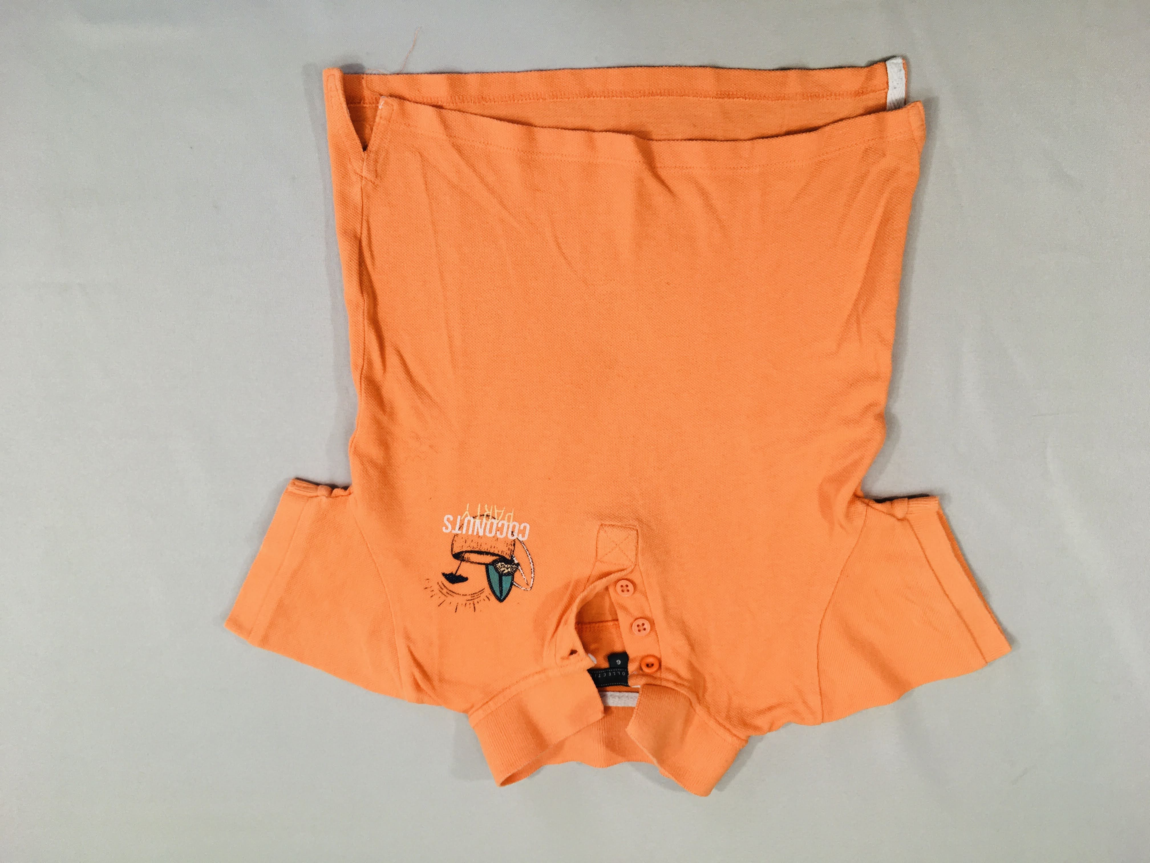 Polo m.c orange Coconuts