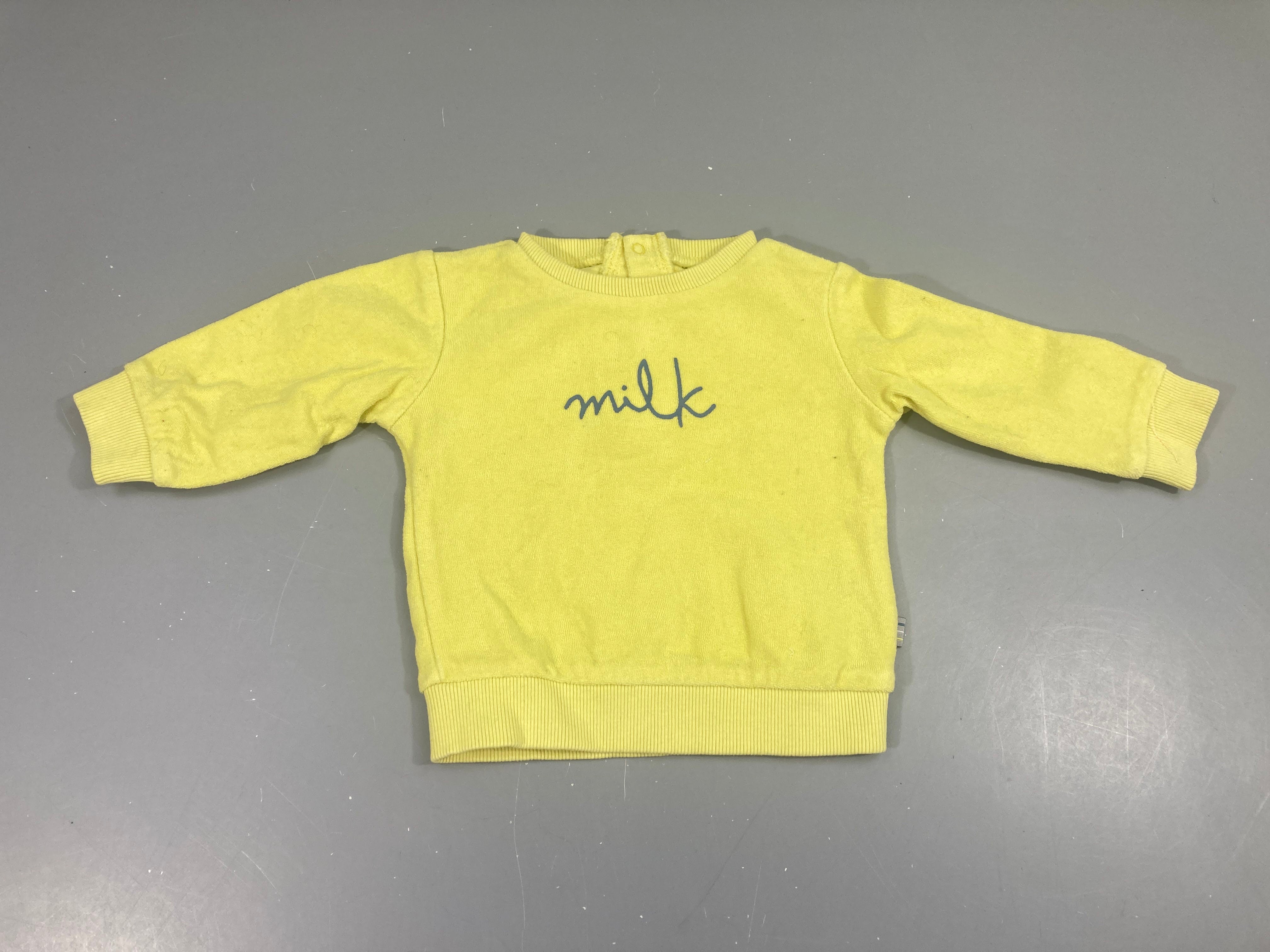 Sweat jaune Milk