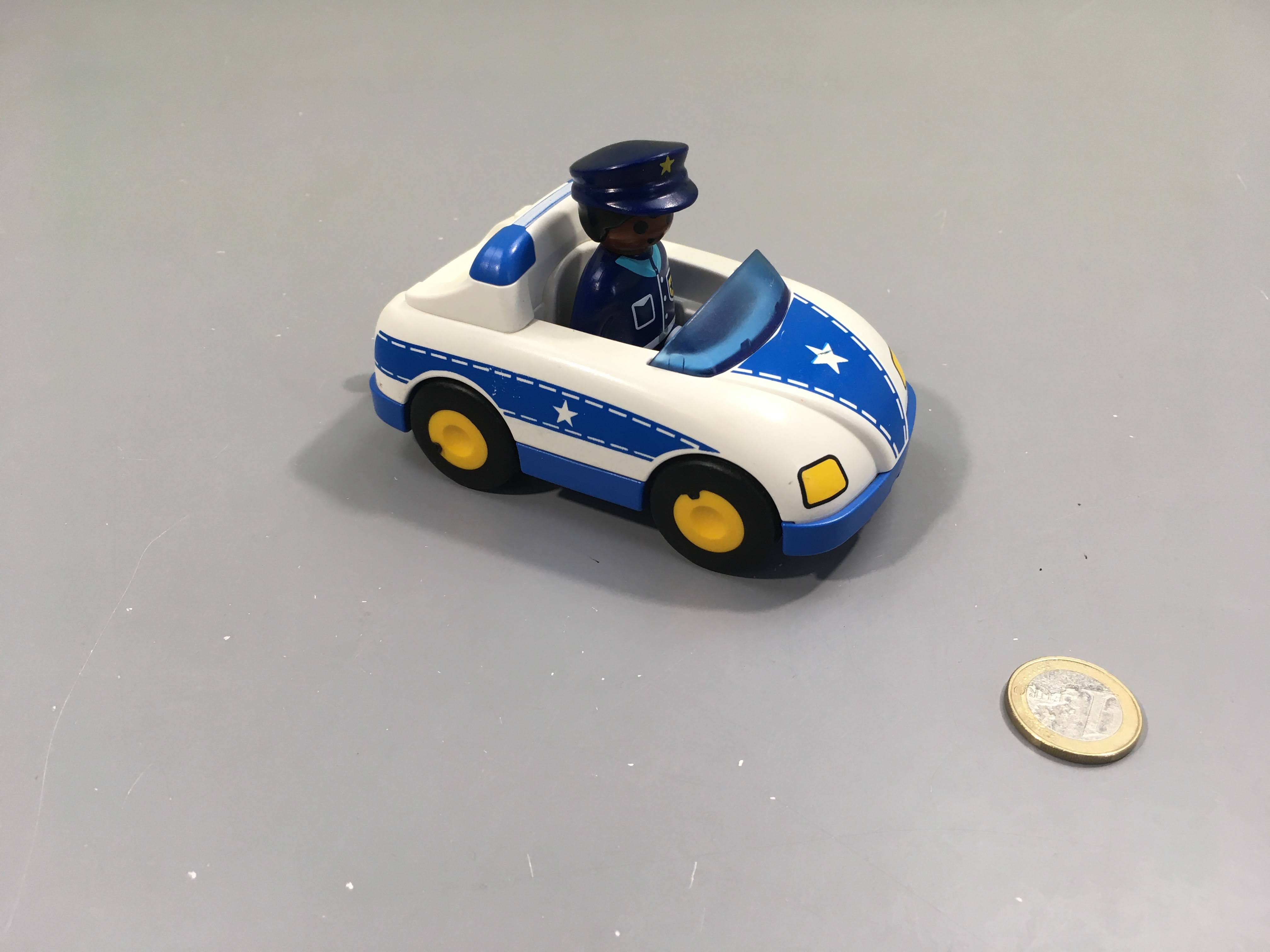 Playmobil 1-2-3  9384 Véhicule de police Complet