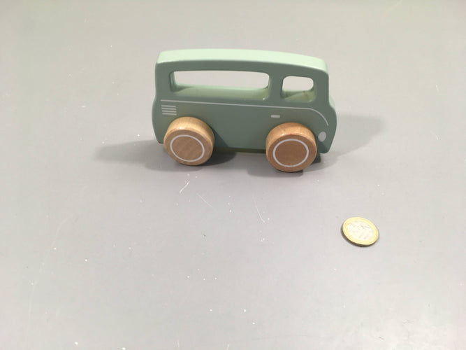 Véhicule en bois menthe Little dutch, moins cher chez Petit Kiwi