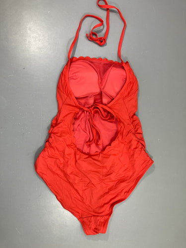 Cache Coeur-Maillot de bain grossesse rouge, moins cher chez Petit Kiwi