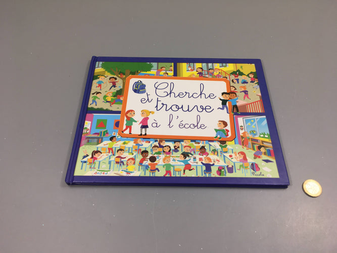 Cherche et trouve à l'école, moins cher chez Petit Kiwi