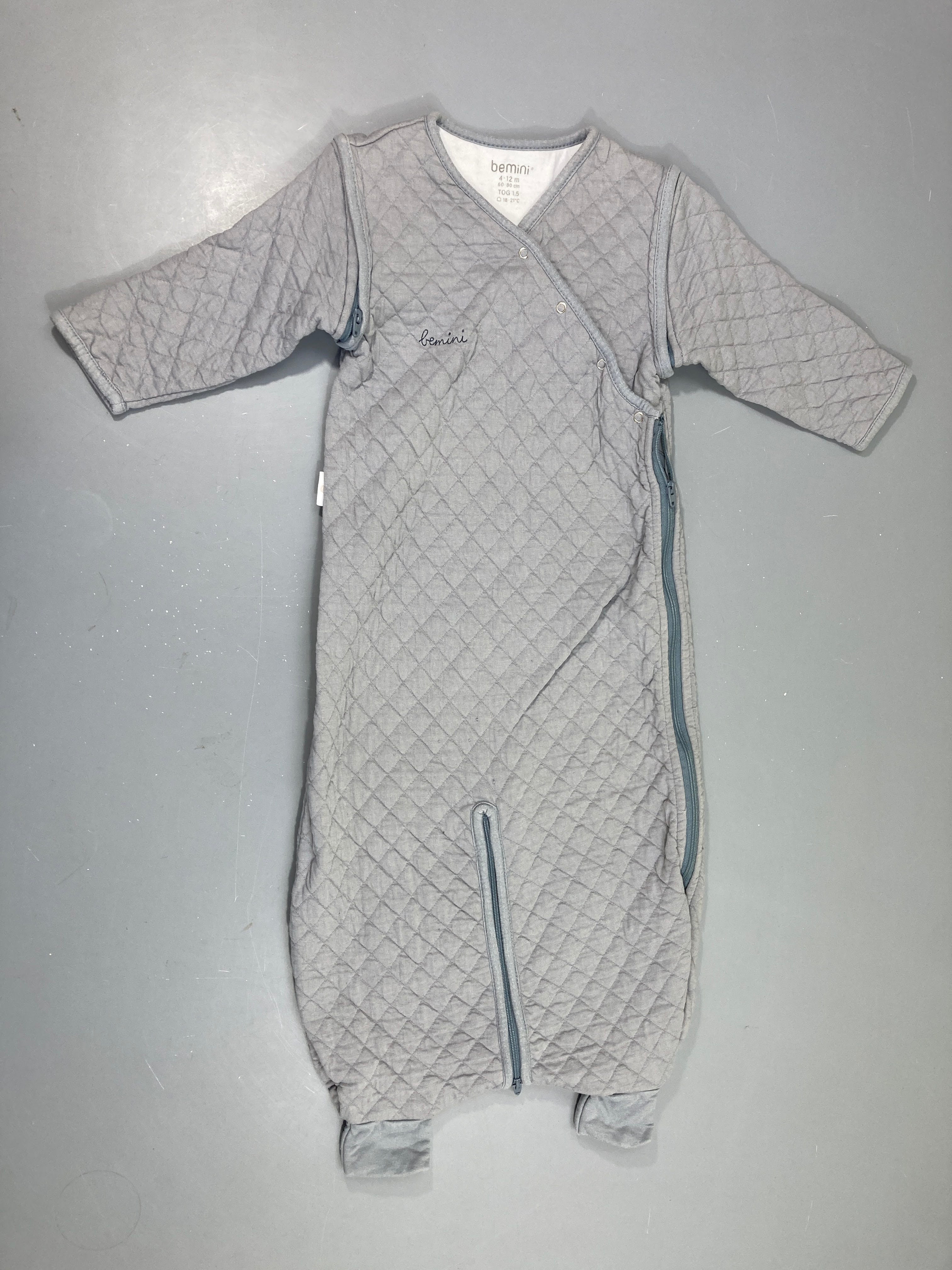 Sac de couchage léger matelassé manches amovibles