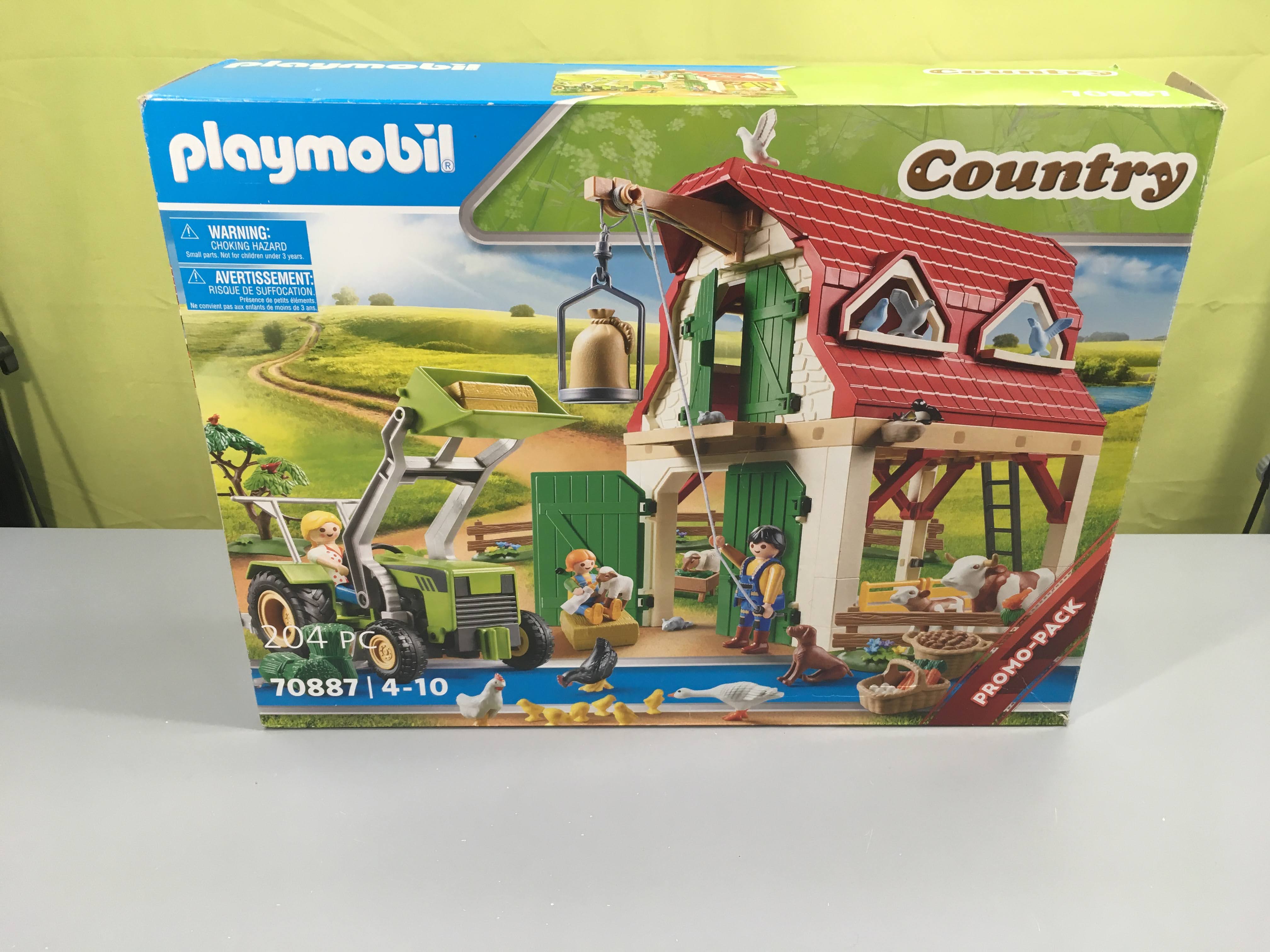 Playmobil Countr.y 70887 Playmobil Ferme de campagne avec élevage pour petits enfants-Complet