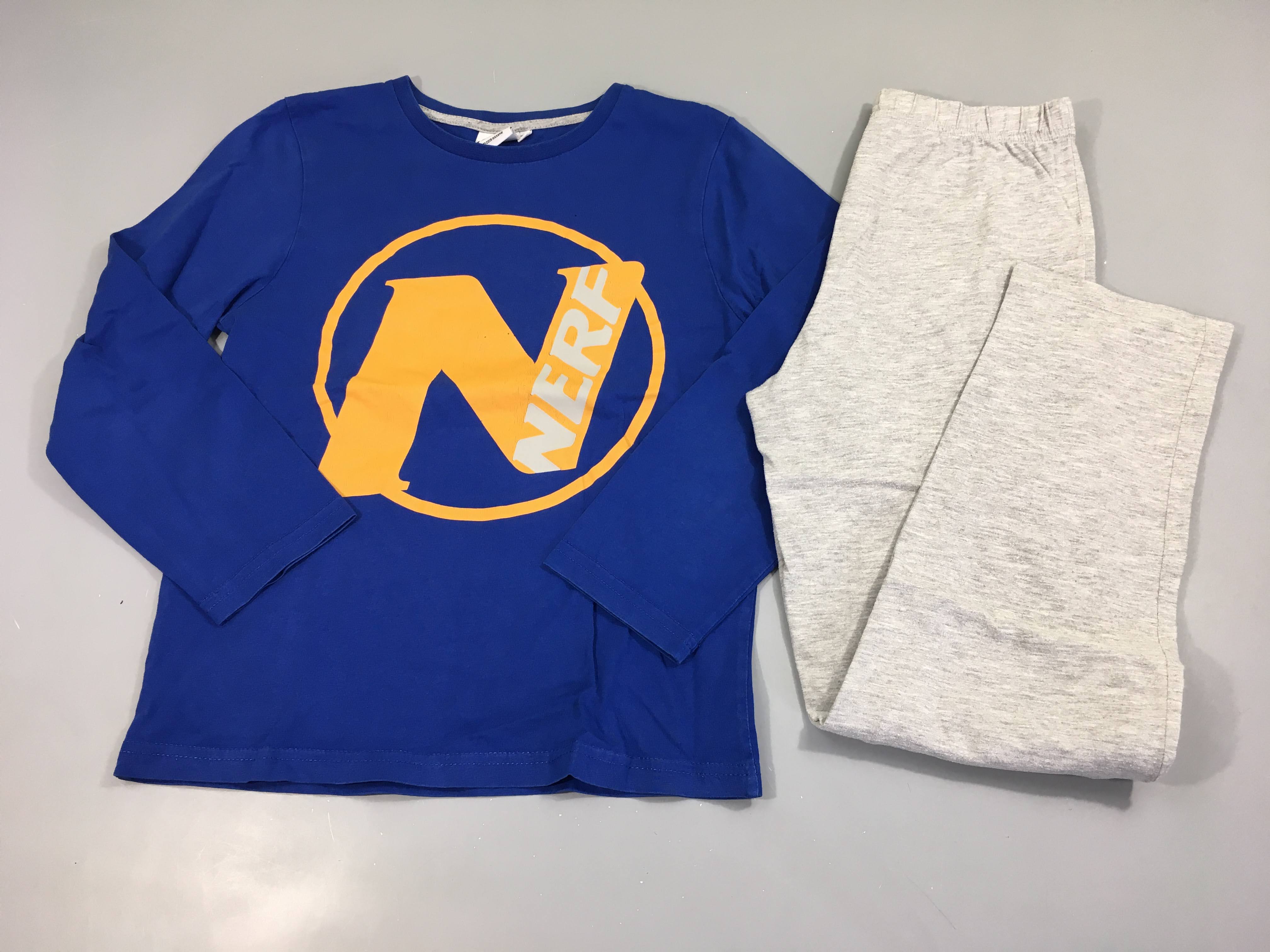 Pyjama 2pcs jersey bleu-gris Nerf