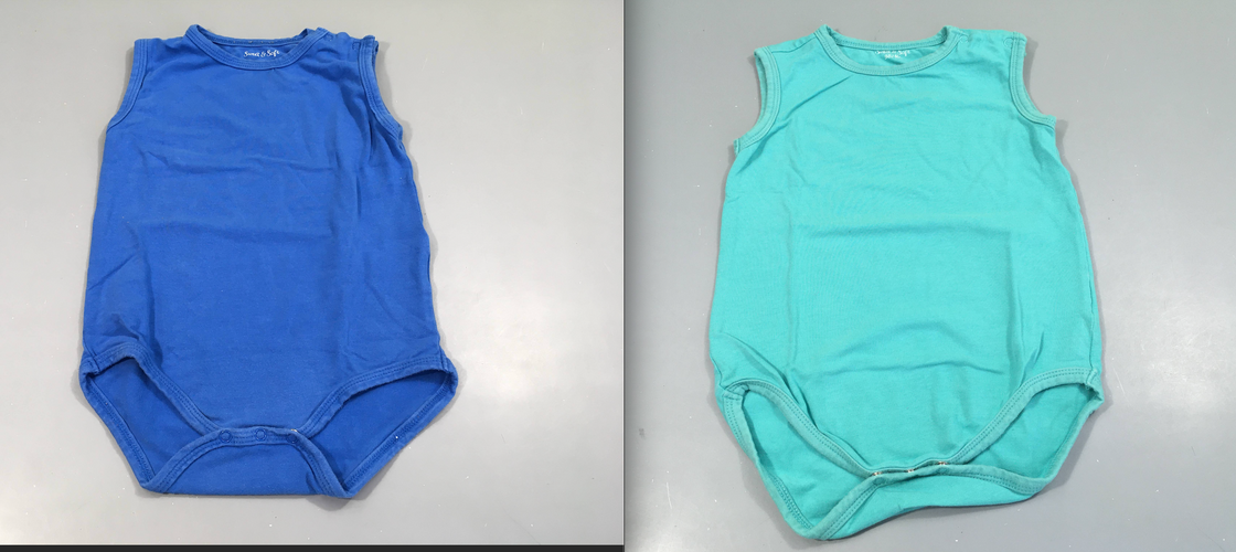 2 Bodies s.m turquoise/bleu, moins cher chez Petit Kiwi