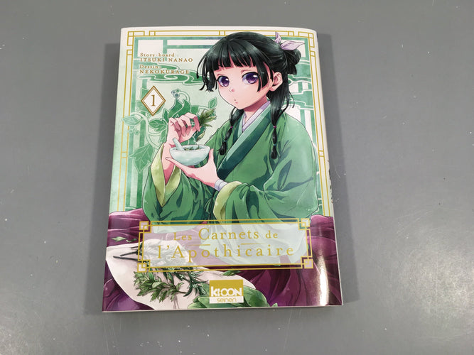 Les carnets de l'apothicaire 1. (Manga), moins cher chez Petit Kiwi