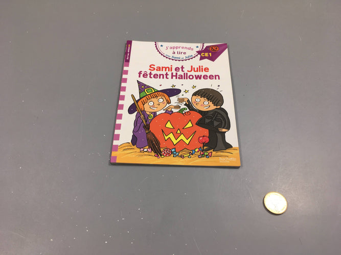 Sami et Julie fêtent Halloween -J'apprends à lire avec Sami et Julie Ce1, moins cher chez Petit Kiwi