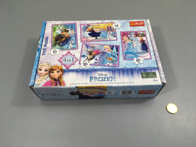 4 Puzzle Frozen +4a, moins cher chez Petit Kiwi
