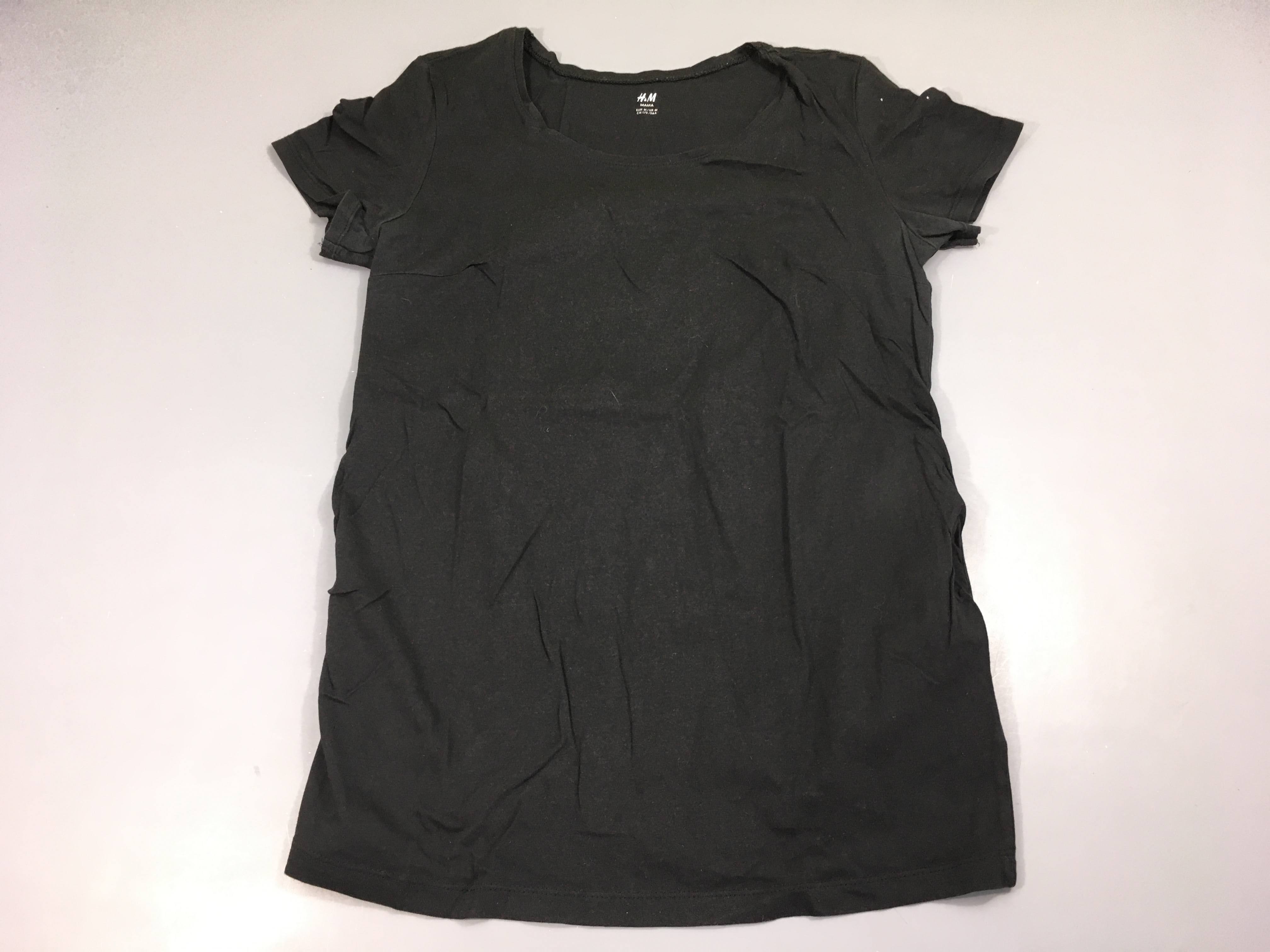 T-shirt m.c de grossesse m.c noir