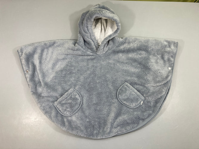 Poncho de voyage Softy gris+ Jersey, moins cher chez Petit Kiwi