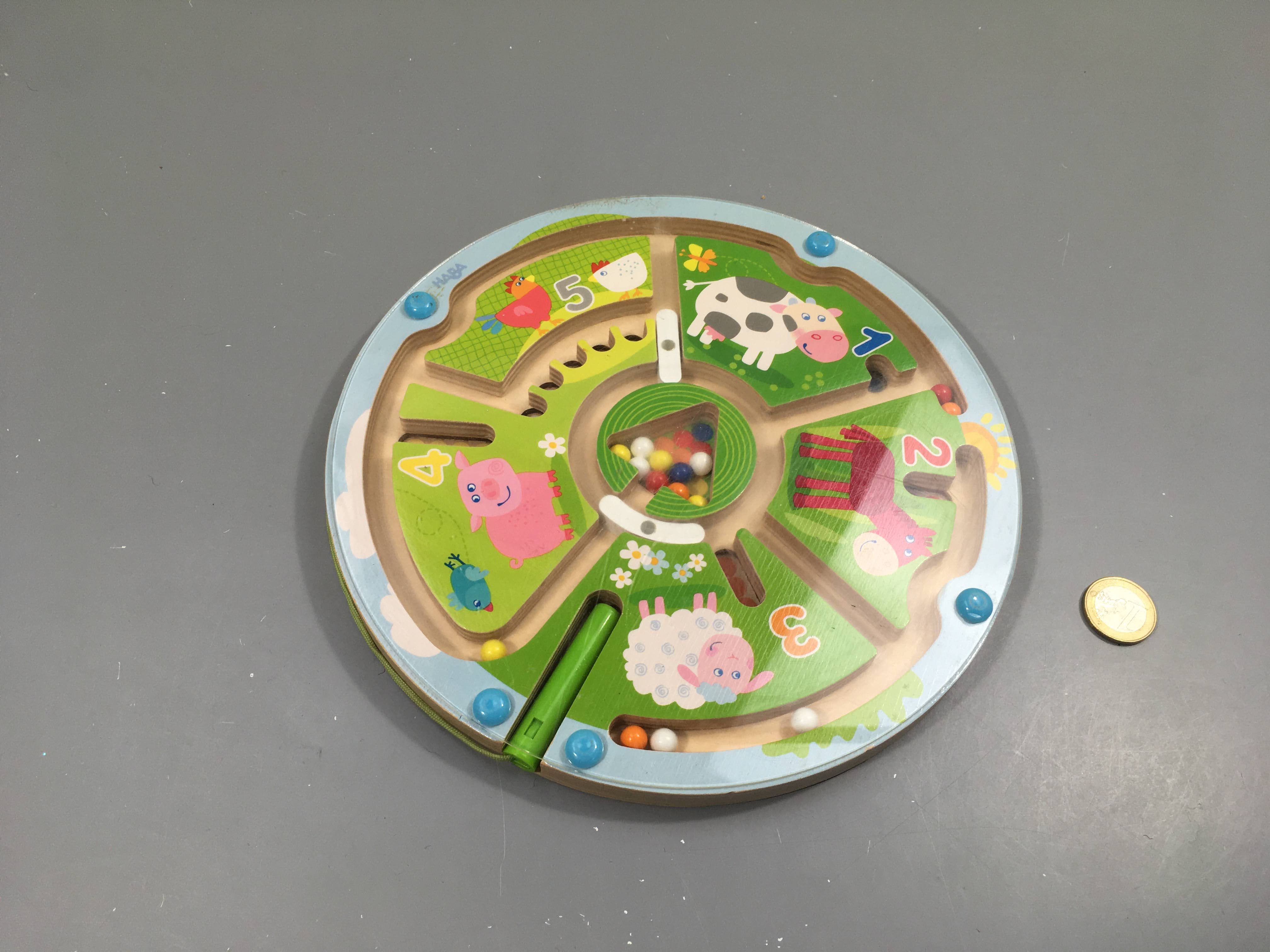 Jeu magnétique Labyrinthe de chiffres +2a