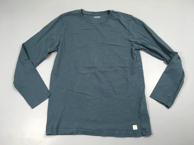 T-shirt m.l bleu vert flammé, moins cher chez Petit Kiwi