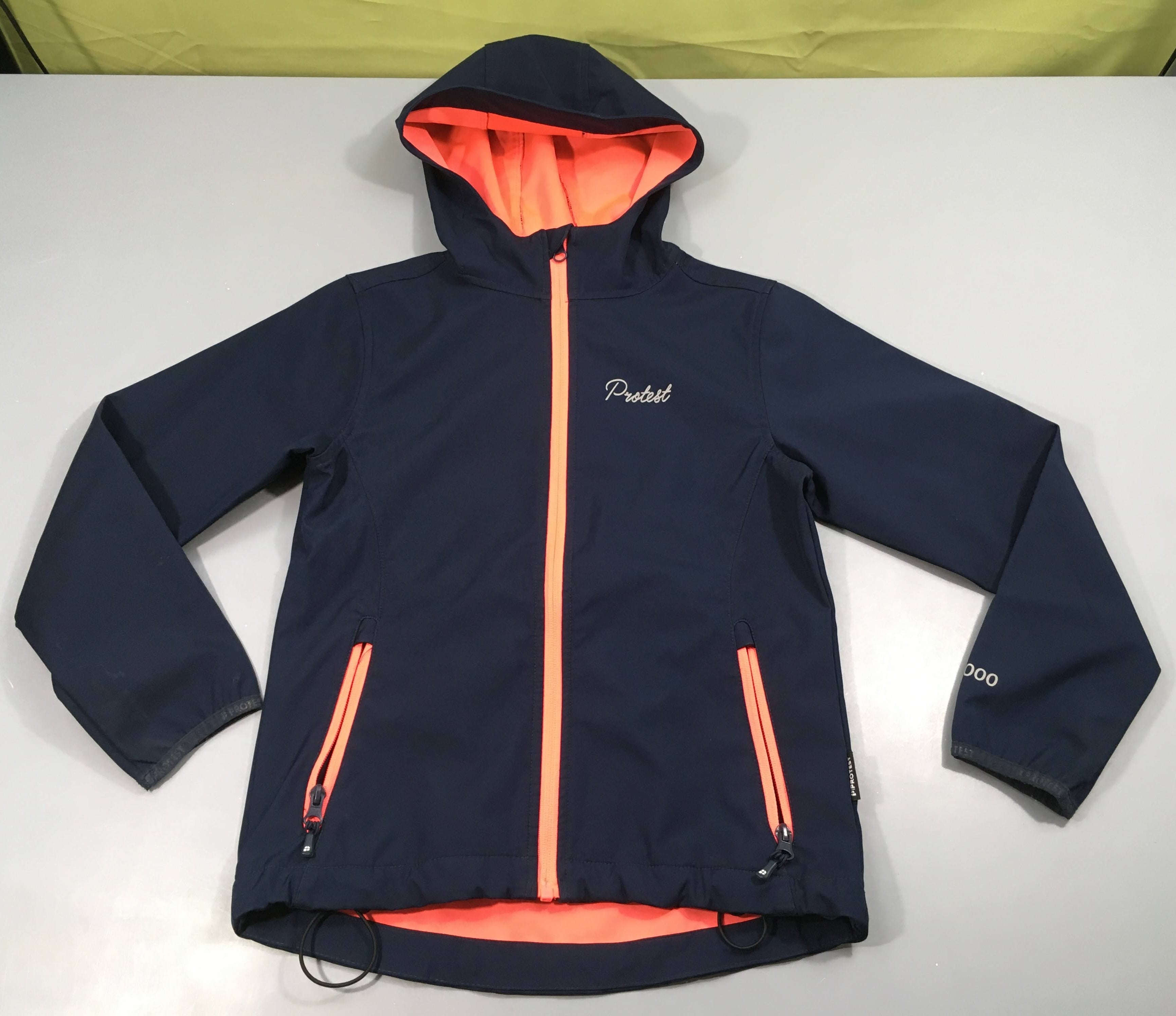 Veste de ski extra light bleu foncé à capuche Protest