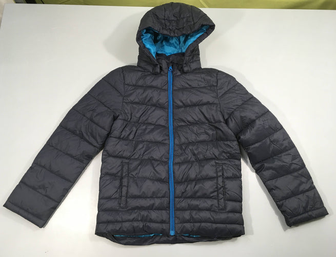 Doudoune light bleu foncé, moins cher chez Petit Kiwi