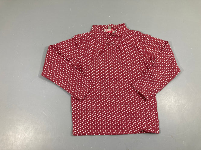 T-shirt m.l rose foncé pois texturés, moins cher chez Petit Kiwi