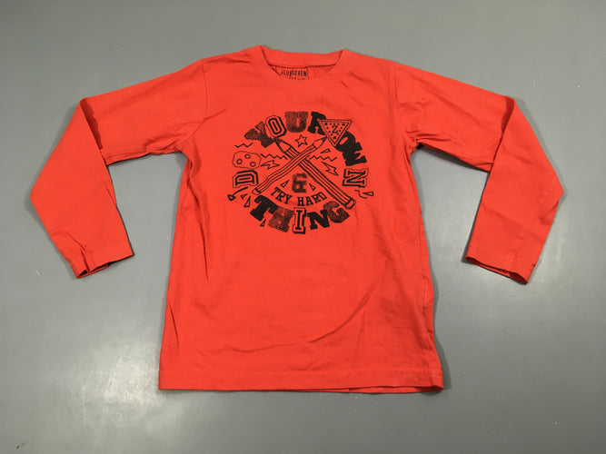 T-shirt m.l rouge THIN, moins cher chez Petit Kiwi