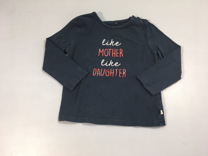 T-shirt m.l bleu marine Mother, moins cher chez Petit Kiwi