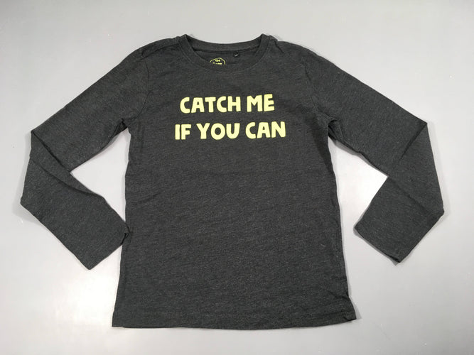 T-shirt m.l gris foncé Catch me, moins cher chez Petit Kiwi