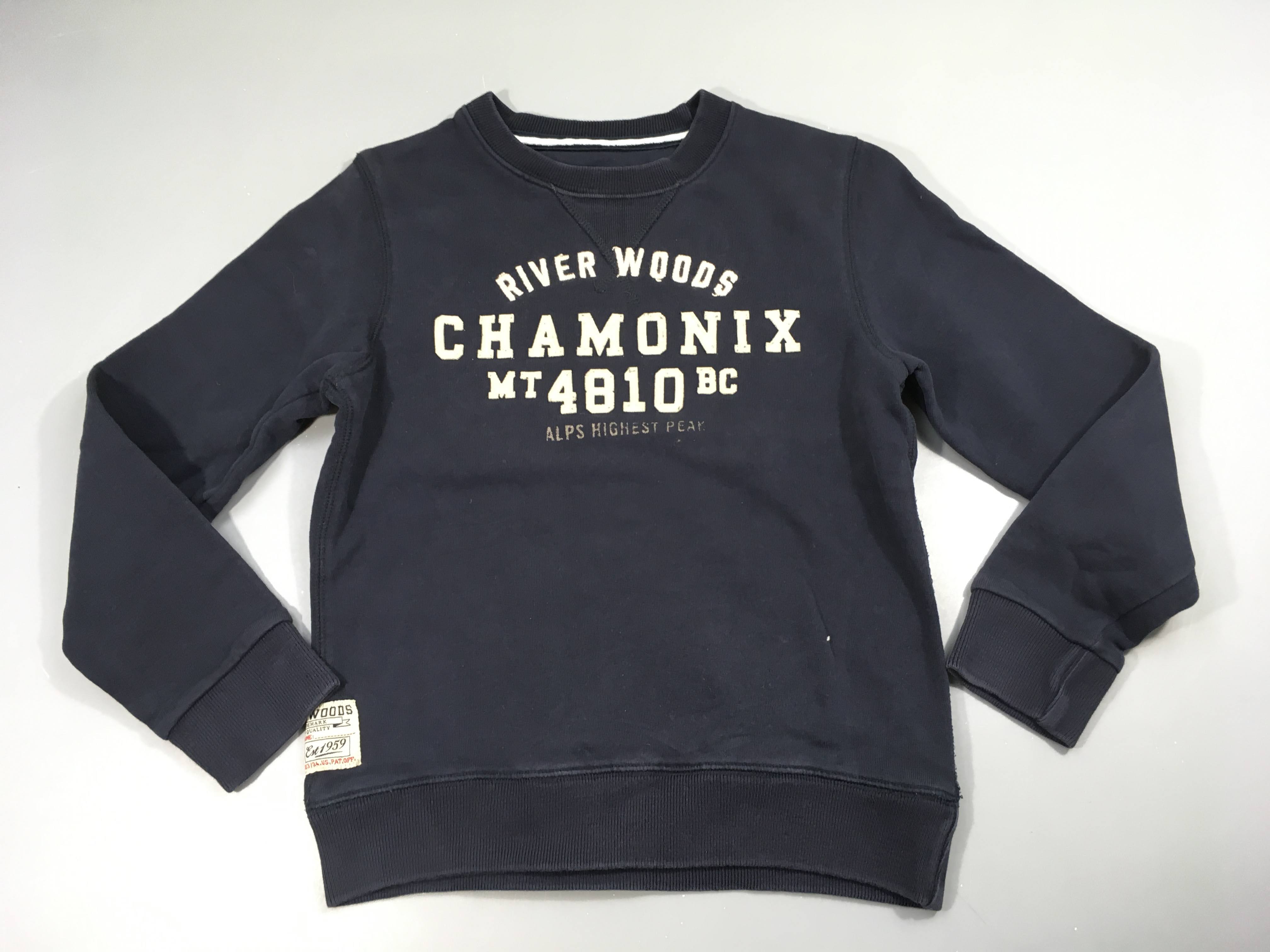 Sweat bleu foncé Chamonix