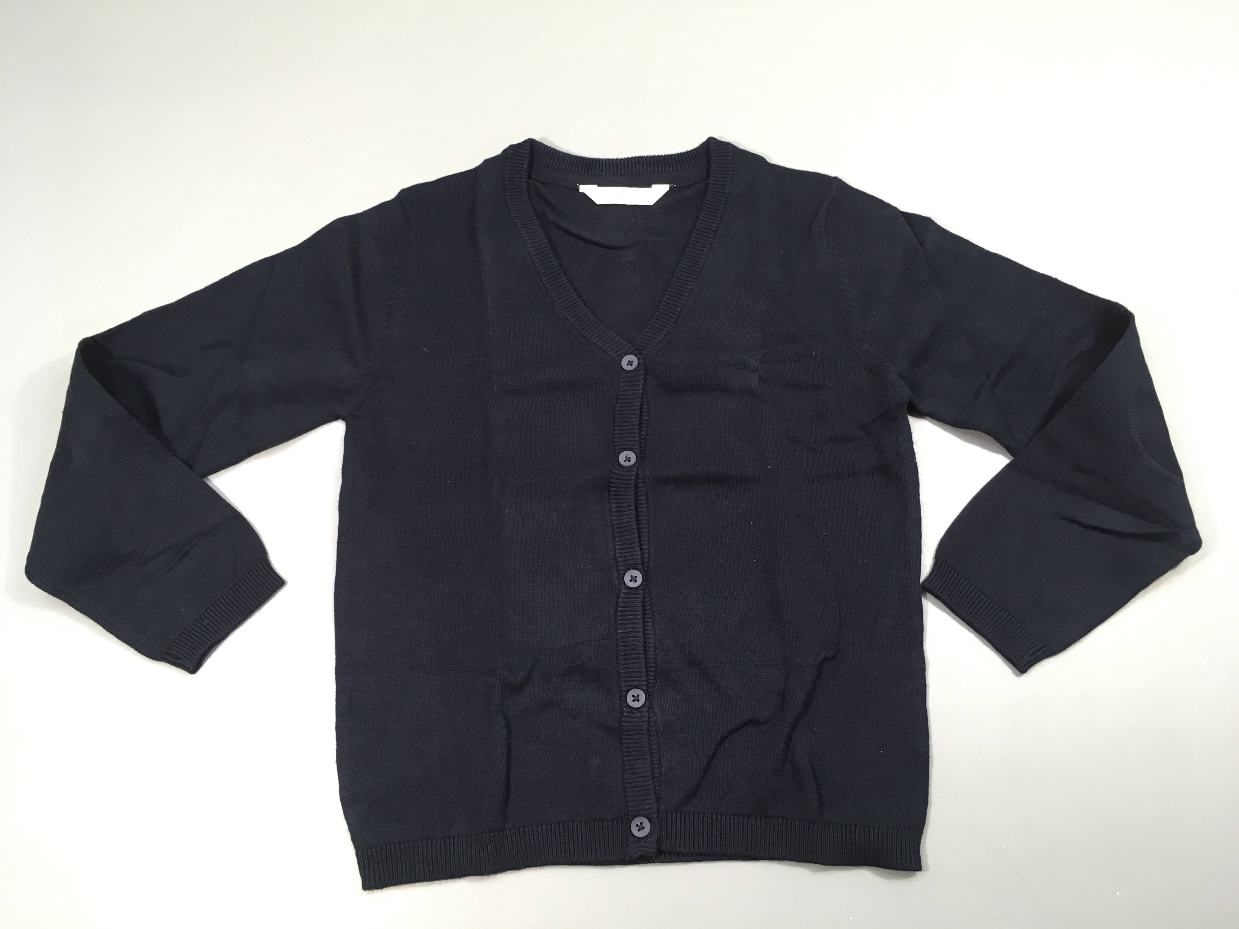 Gilet fin bleu foncé