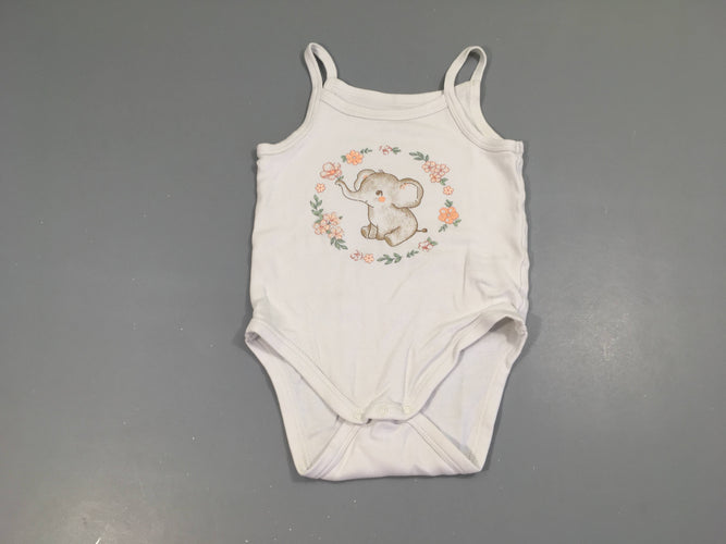 Body s.m blanc éléphant, moins cher chez Petit Kiwi