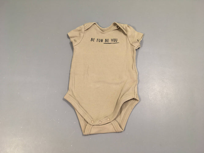 Body m.c taupe Be fun, moins cher chez Petit Kiwi