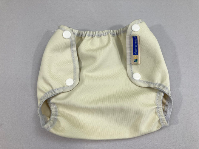 Mother-ease culotte de prote.ction pour couche lavable air flow- XS écru/jaune, moins cher chez Petit Kiwi