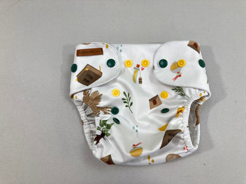 Little rhino culotte de prote.ction pour couche lavable blanche Harr.y Potter