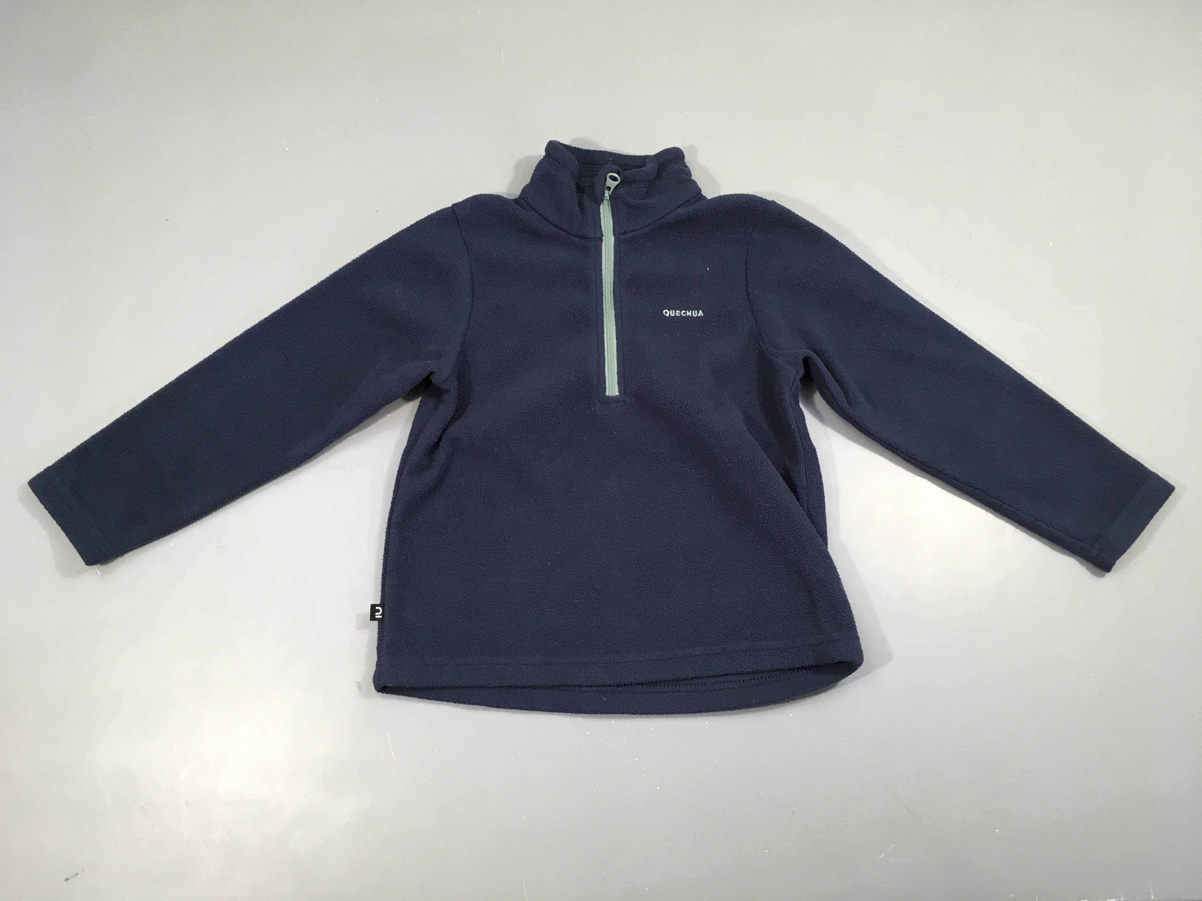 Polar col zippé bleu foncé