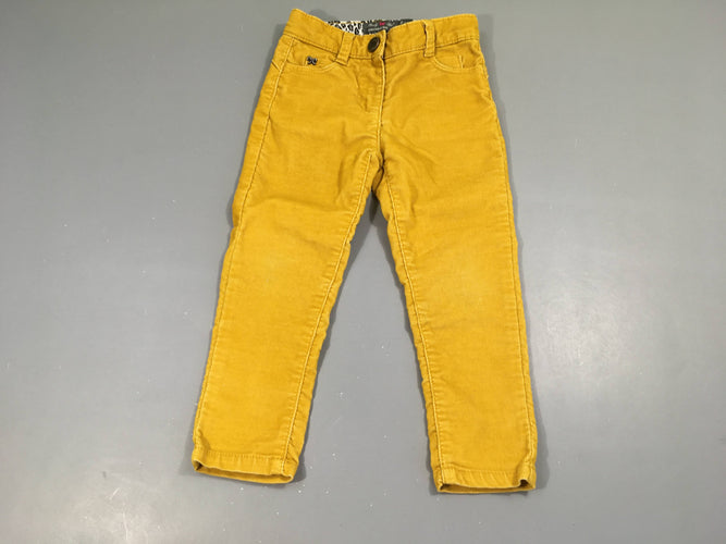 Pantalon velours jaune, moins cher chez Petit Kiwi