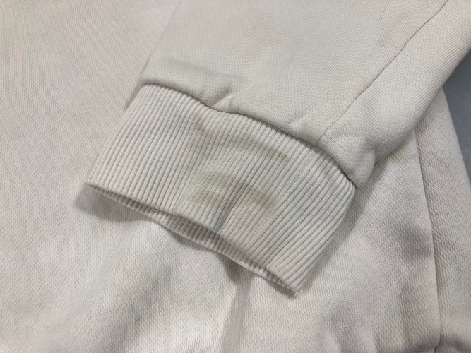 Sweat blanc Super Copines Tache manche, moins cher chez Petit Kiwi