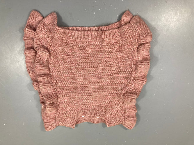 Pull Poncho vieux rose Taille estimée, moins cher chez Petit Kiwi