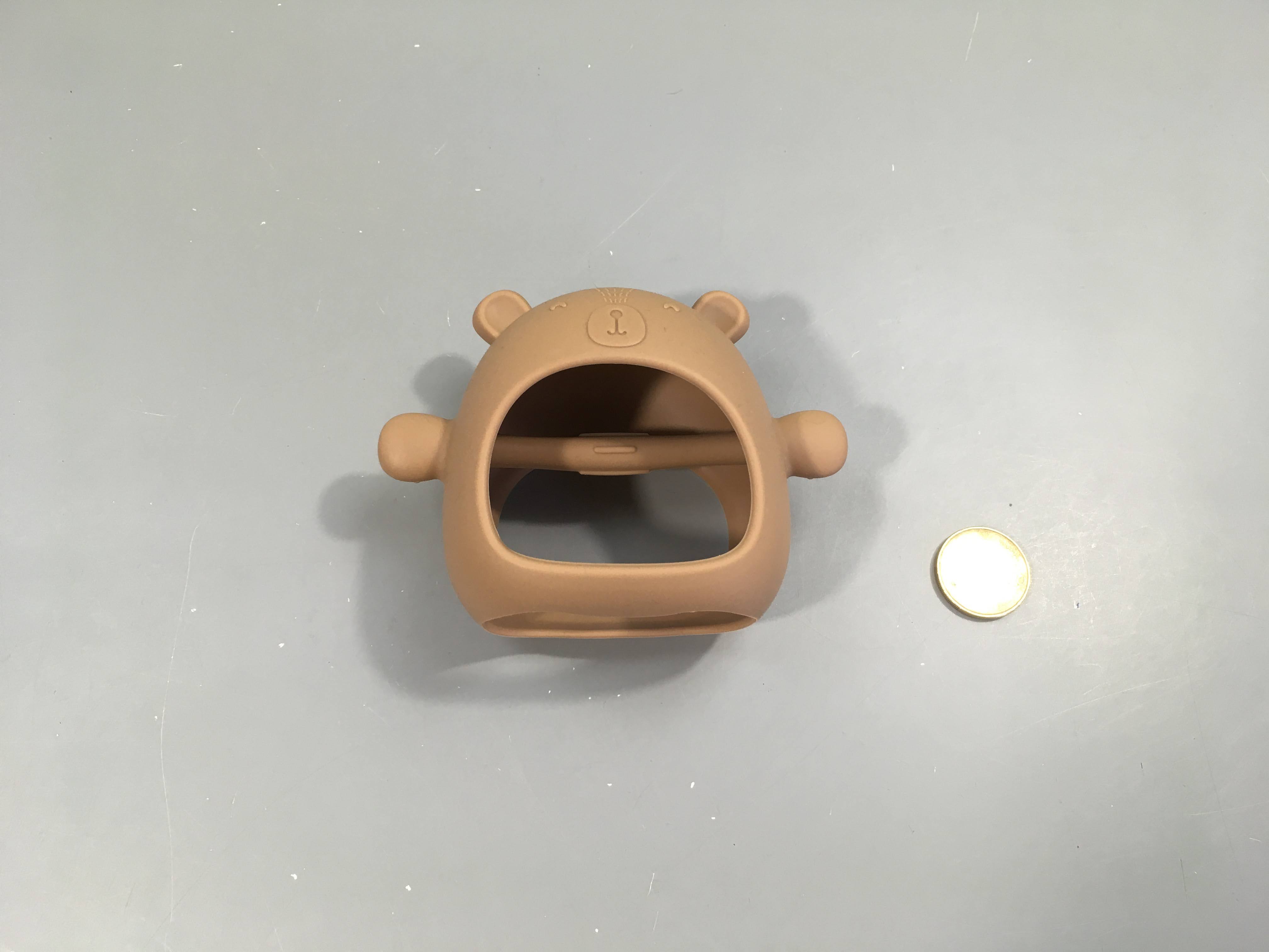 Gant de dentiton Silicone sans BPA et phtalate Ours brun