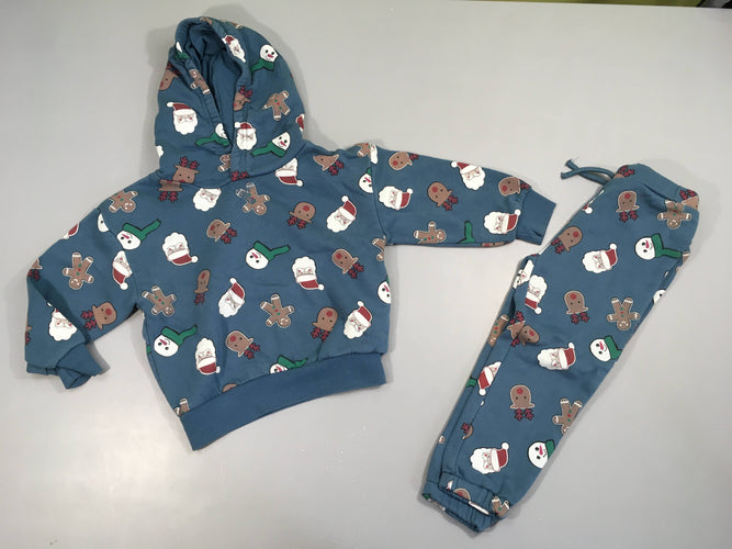 Training 2pcs bleu de Noël, moins cher chez Petit Kiwi