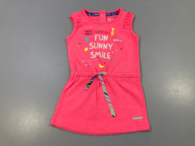 Robe s.m jersey rose flammé Fun Sunny  Quapi, moins cher chez Petit Kiwi