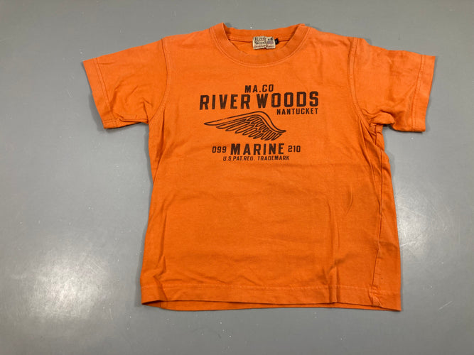 T-shirt m.c orange River Woods Bouloché, moins cher chez Petit Kiwi