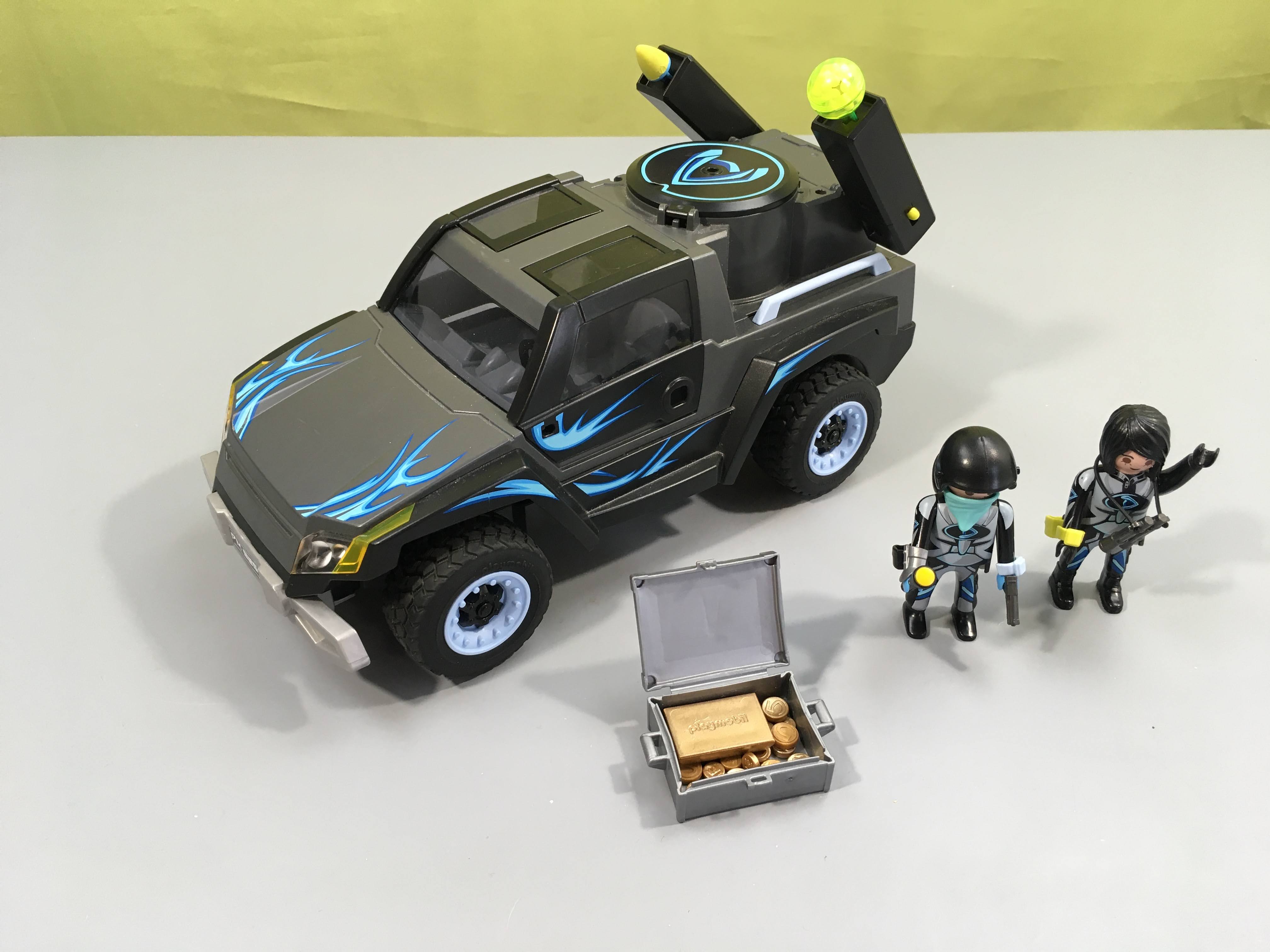 4x4 des agents du Dr. Drone 9254 Manque 1 fusil et 1 antenne