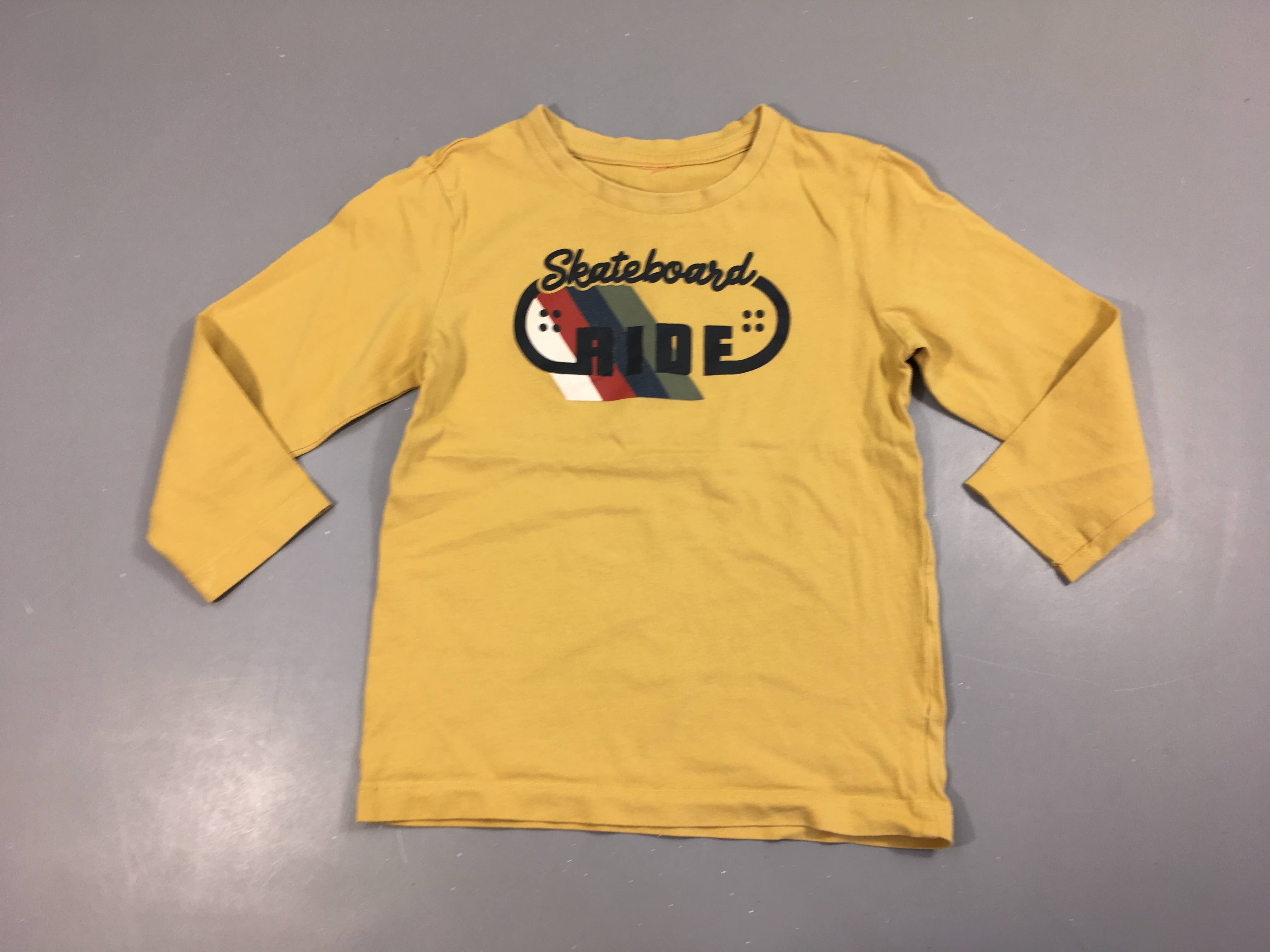 T-shirt m.l jaune Skateboard
