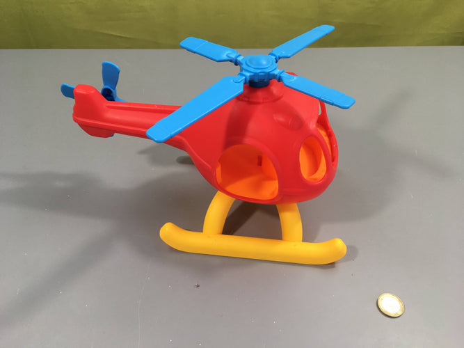 Hélicoptère en plastique 29-18cm, moins cher chez Petit Kiwi