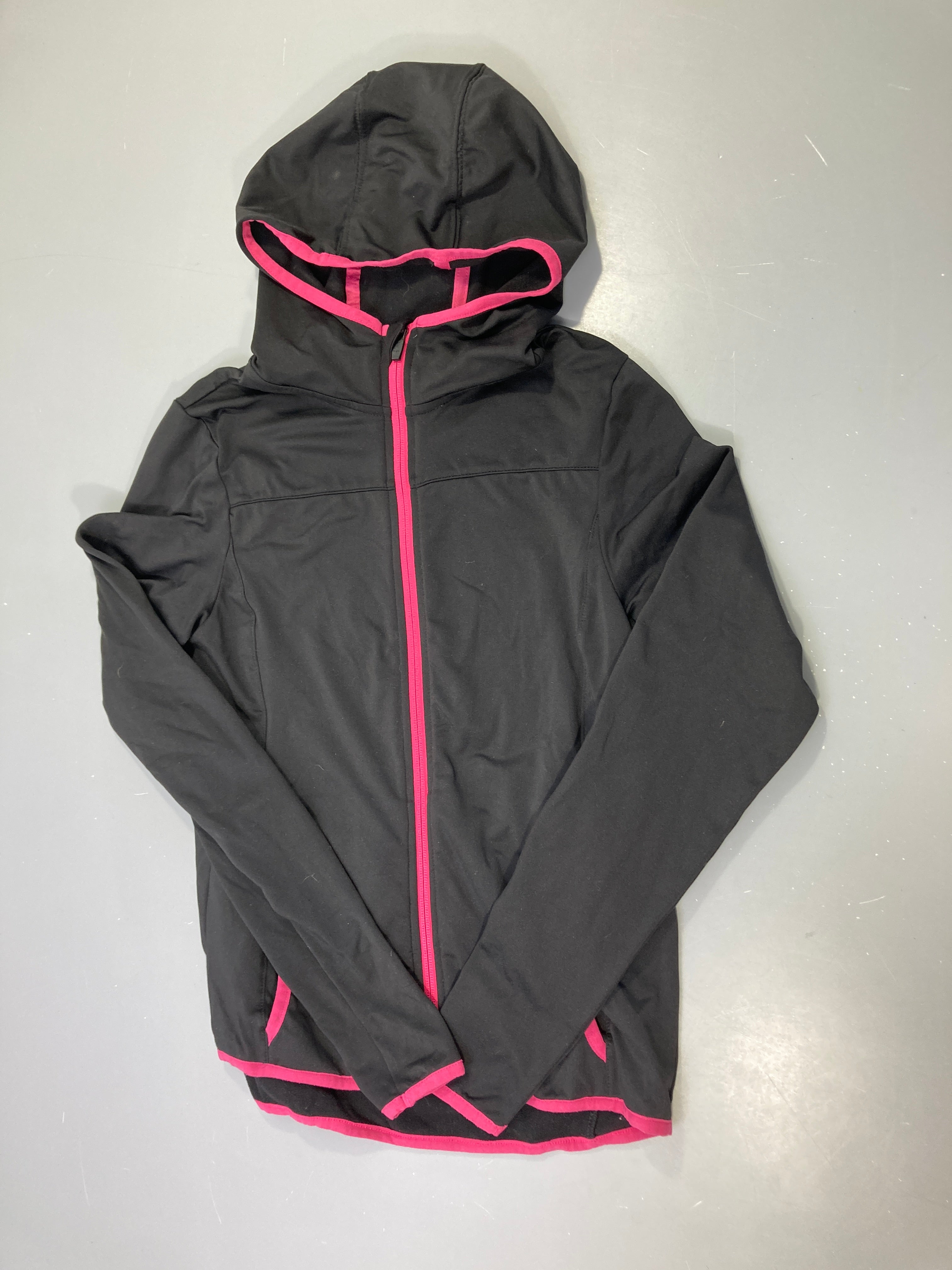 Survêtement zippé de sport noir Crivit à capuche