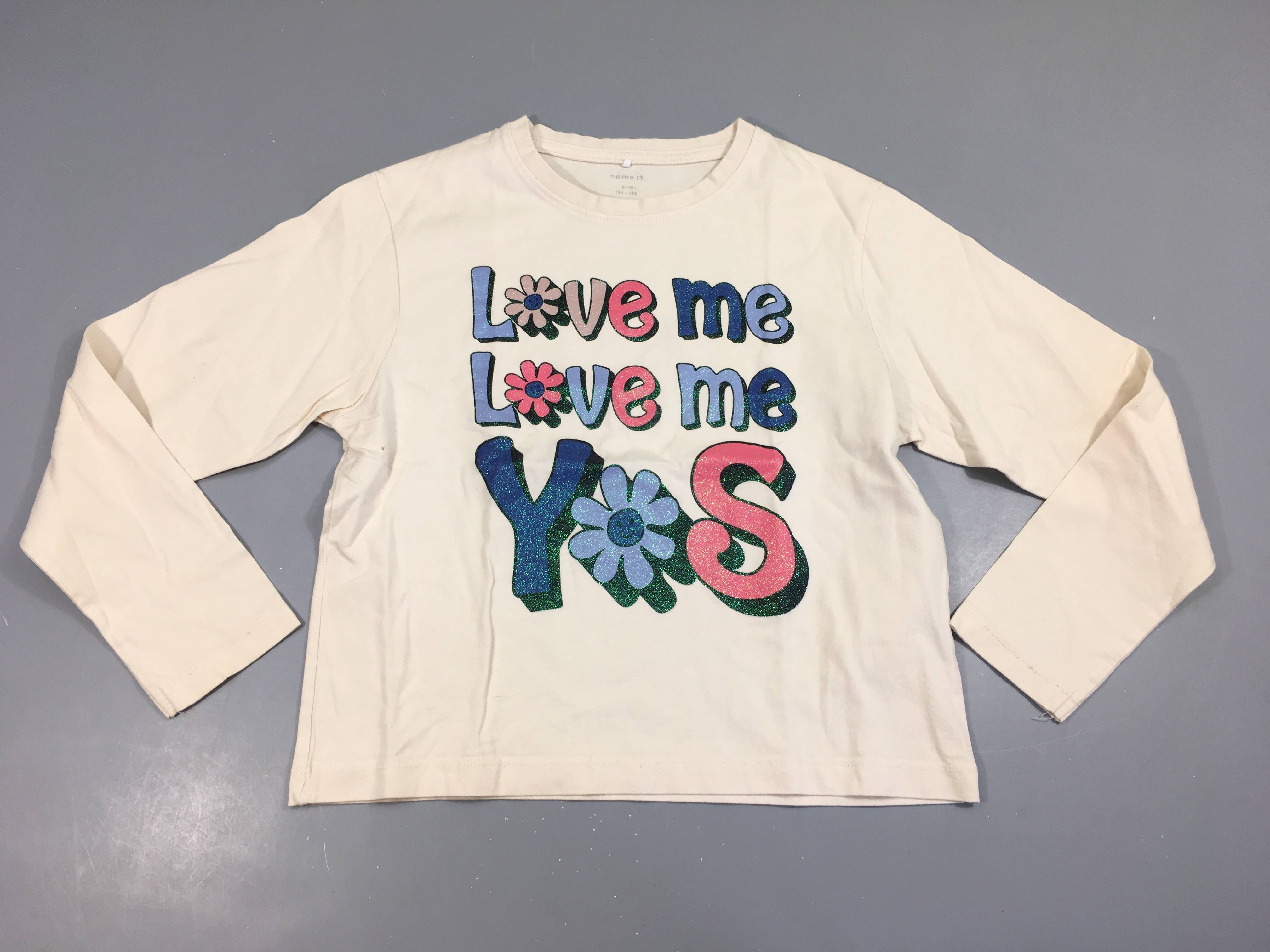 T-shirt m.l écru Love Me