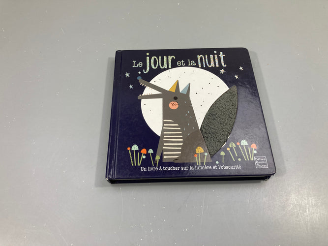 Le jouret la nuit-Livre à toucher sur la luière et l'obscurité, moins cher chez Petit Kiwi